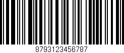 Código de barras (EAN, GTIN, SKU, ISBN): '8793123456787'