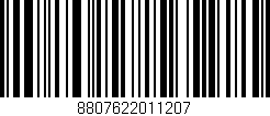 Código de barras (EAN, GTIN, SKU, ISBN): '8807622011207'