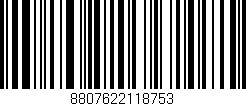 Código de barras (EAN, GTIN, SKU, ISBN): '8807622118753'