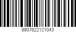 Código de barras (EAN, GTIN, SKU, ISBN): '8807622121043'