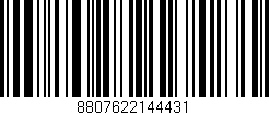 Código de barras (EAN, GTIN, SKU, ISBN): '8807622144431'