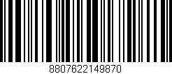 Código de barras (EAN, GTIN, SKU, ISBN): '8807622149870'