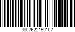 Código de barras (EAN, GTIN, SKU, ISBN): '8807622159107'