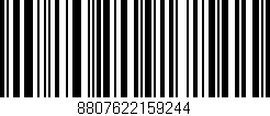 Código de barras (EAN, GTIN, SKU, ISBN): '8807622159244'
