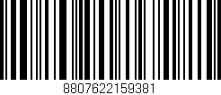 Código de barras (EAN, GTIN, SKU, ISBN): '8807622159381'