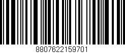 Código de barras (EAN, GTIN, SKU, ISBN): '8807622159701'