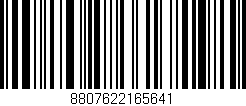 Código de barras (EAN, GTIN, SKU, ISBN): '8807622165641'