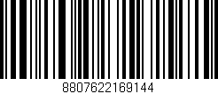 Código de barras (EAN, GTIN, SKU, ISBN): '8807622169144'