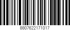 Código de barras (EAN, GTIN, SKU, ISBN): '8807622171017'