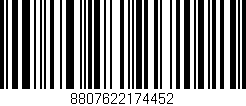 Código de barras (EAN, GTIN, SKU, ISBN): '8807622174452'