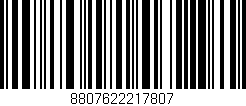 Código de barras (EAN, GTIN, SKU, ISBN): '8807622217807'