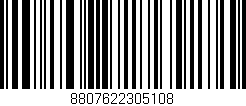 Código de barras (EAN, GTIN, SKU, ISBN): '8807622305108'