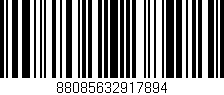 Código de barras (EAN, GTIN, SKU, ISBN): '88085632917894'