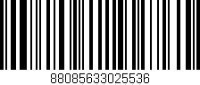 Código de barras (EAN, GTIN, SKU, ISBN): '88085633025536'