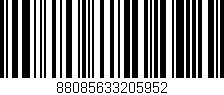 Código de barras (EAN, GTIN, SKU, ISBN): '88085633205952'