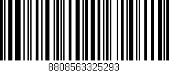 Código de barras (EAN, GTIN, SKU, ISBN): '8808563325293'