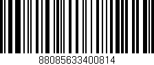 Código de barras (EAN, GTIN, SKU, ISBN): '88085633400814'