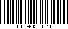 Código de barras (EAN, GTIN, SKU, ISBN): '88085633401040'