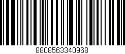 Código de barras (EAN, GTIN, SKU, ISBN): '8808563340968'