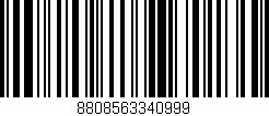 Código de barras (EAN, GTIN, SKU, ISBN): '8808563340999'