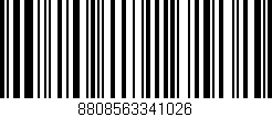 Código de barras (EAN, GTIN, SKU, ISBN): '8808563341026'
