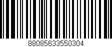 Código de barras (EAN, GTIN, SKU, ISBN): '88085633550304'