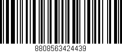 Código de barras (EAN, GTIN, SKU, ISBN): '8808563424439'