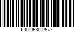 Código de barras (EAN, GTIN, SKU, ISBN): '8808956097547'