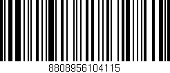 Código de barras (EAN, GTIN, SKU, ISBN): '8808956104115'
