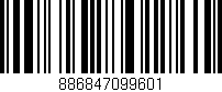 Código de barras (EAN, GTIN, SKU, ISBN): '886847099601'