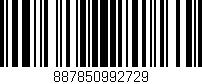 Código de barras (EAN, GTIN, SKU, ISBN): '887850992729'