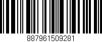 Código de barras (EAN, GTIN, SKU, ISBN): '887961509281'