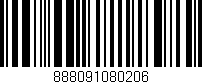 Código de barras (EAN, GTIN, SKU, ISBN): '888091080206'