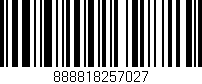 Código de barras (EAN, GTIN, SKU, ISBN): '888818257027'