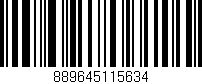 Código de barras (EAN, GTIN, SKU, ISBN): '889645115634'