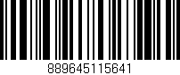 Código de barras (EAN, GTIN, SKU, ISBN): '889645115641'