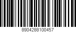 Código de barras (EAN, GTIN, SKU, ISBN): '8904288100457'