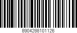 Código de barras (EAN, GTIN, SKU, ISBN): '8904288101126'