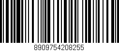 Código de barras (EAN, GTIN, SKU, ISBN): '8909754208255'