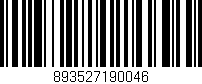 Código de barras (EAN, GTIN, SKU, ISBN): '893527190046'