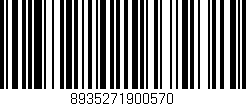 Código de barras (EAN, GTIN, SKU, ISBN): '8935271900570'