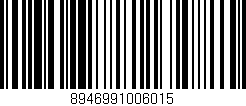 Código de barras (EAN, GTIN, SKU, ISBN): '8946991006015'