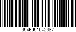 Código de barras (EAN, GTIN, SKU, ISBN): '8946991042367'
