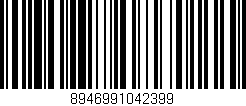 Código de barras (EAN, GTIN, SKU, ISBN): '8946991042399'