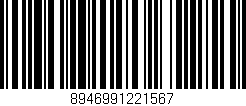 Código de barras (EAN, GTIN, SKU, ISBN): '8946991221567'