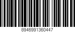 Código de barras (EAN, GTIN, SKU, ISBN): '8946991360447'
