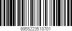 Código de barras (EAN, GTIN, SKU, ISBN): '8955223510701'