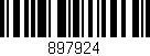 Código de barras (EAN, GTIN, SKU, ISBN): '897924'