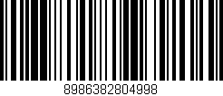 Código de barras (EAN, GTIN, SKU, ISBN): '8986382804998'