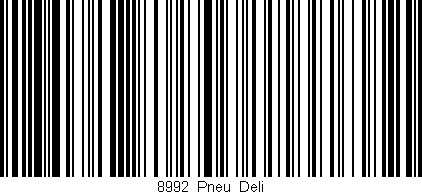 Código de barras (EAN, GTIN, SKU, ISBN): '8992_Pneu_Deli'